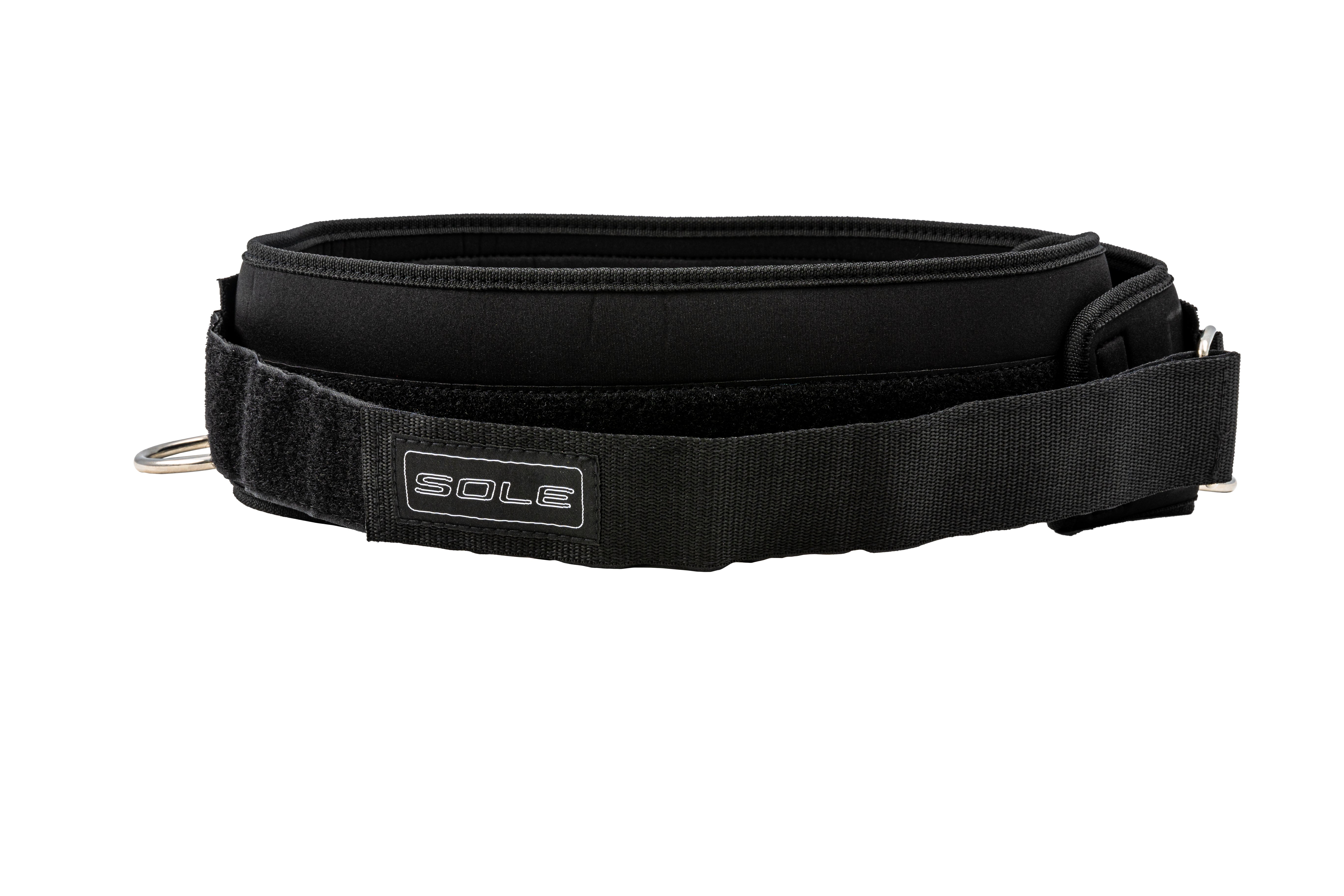 Close up view of the SOLE SRVO belt attachment.