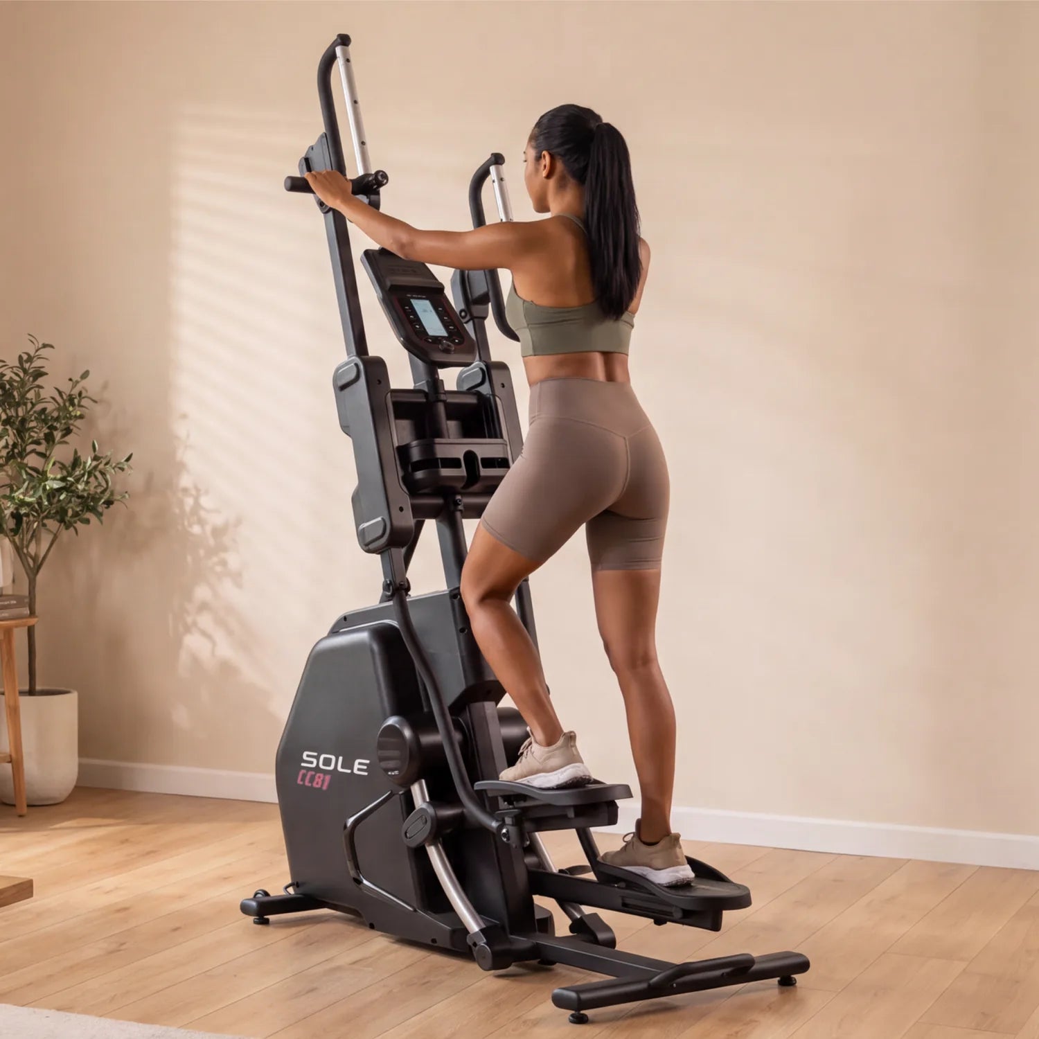 SOLE CC81 Cardio Climber in a home setting