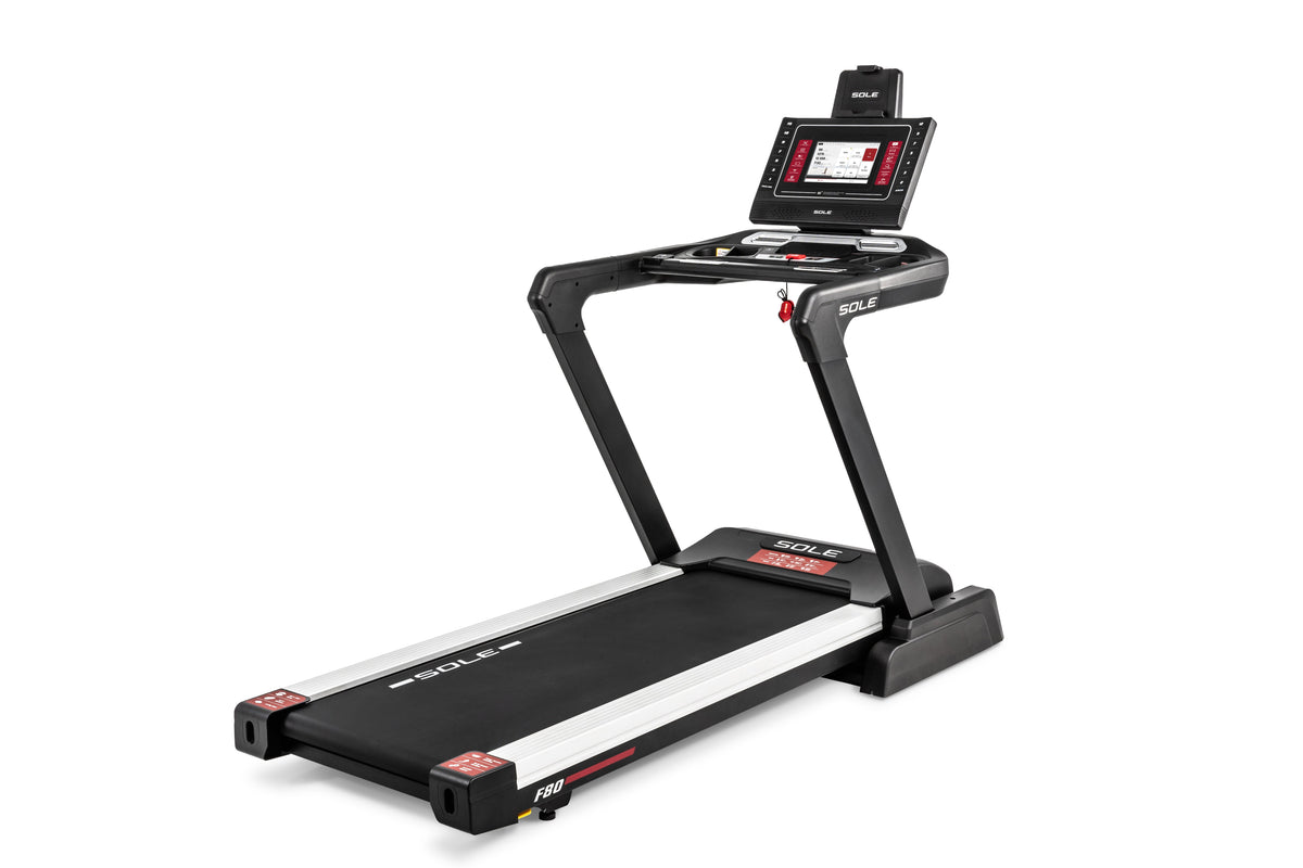 SOLE F80 Treadmill on a plain white background