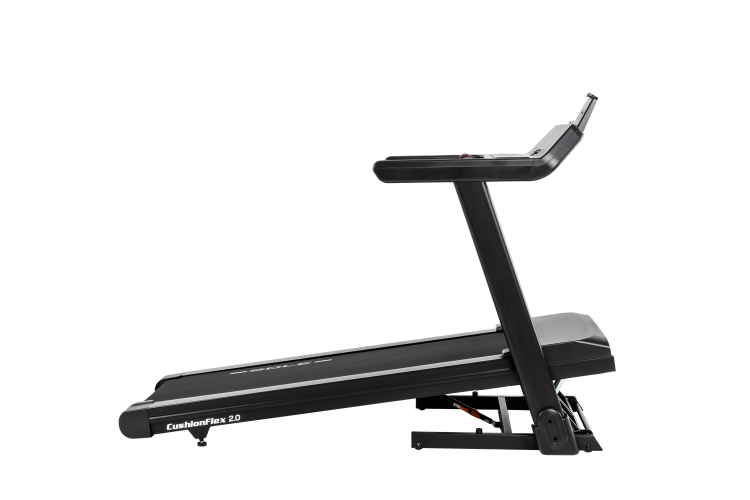 SOLE F65 treadmill, side view