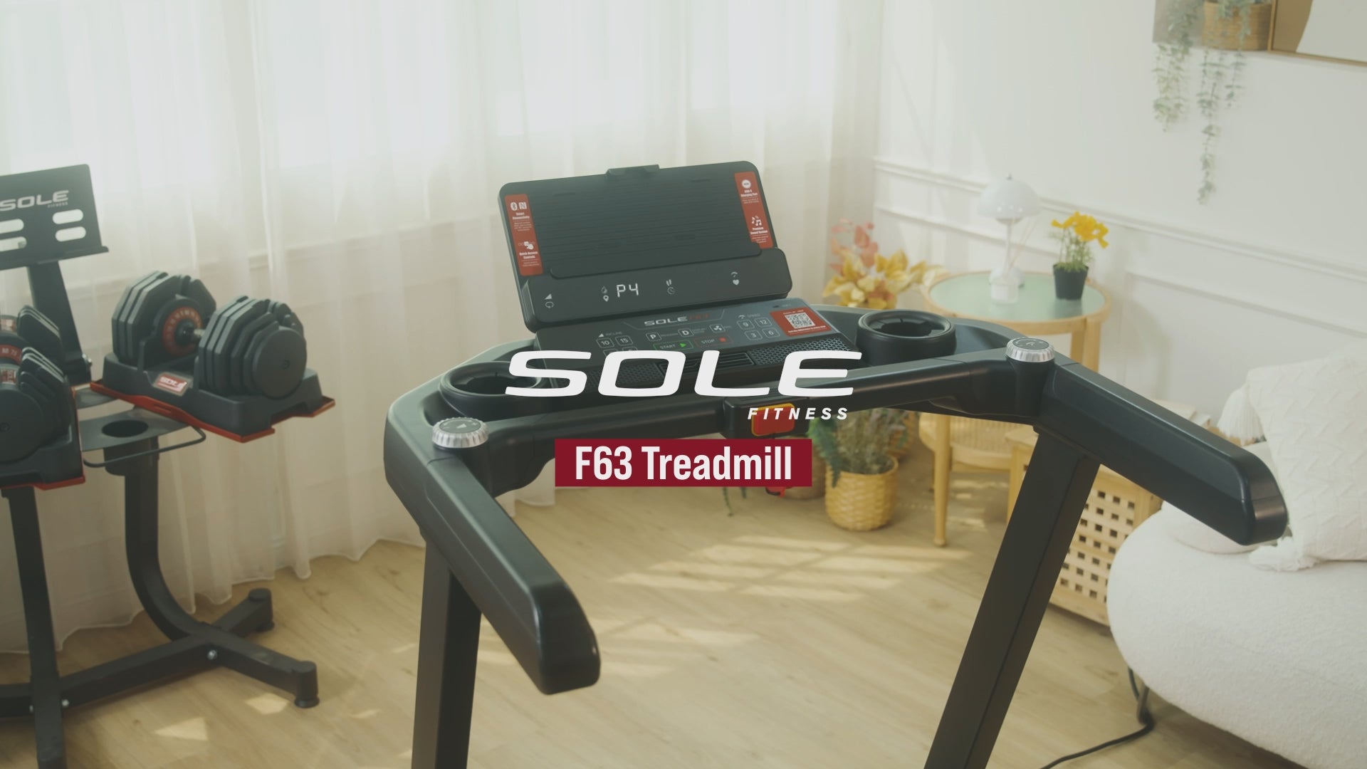 SOLE F63 Treadmill | 3.0 HP Folding Treadmill – SOLE FITNESS