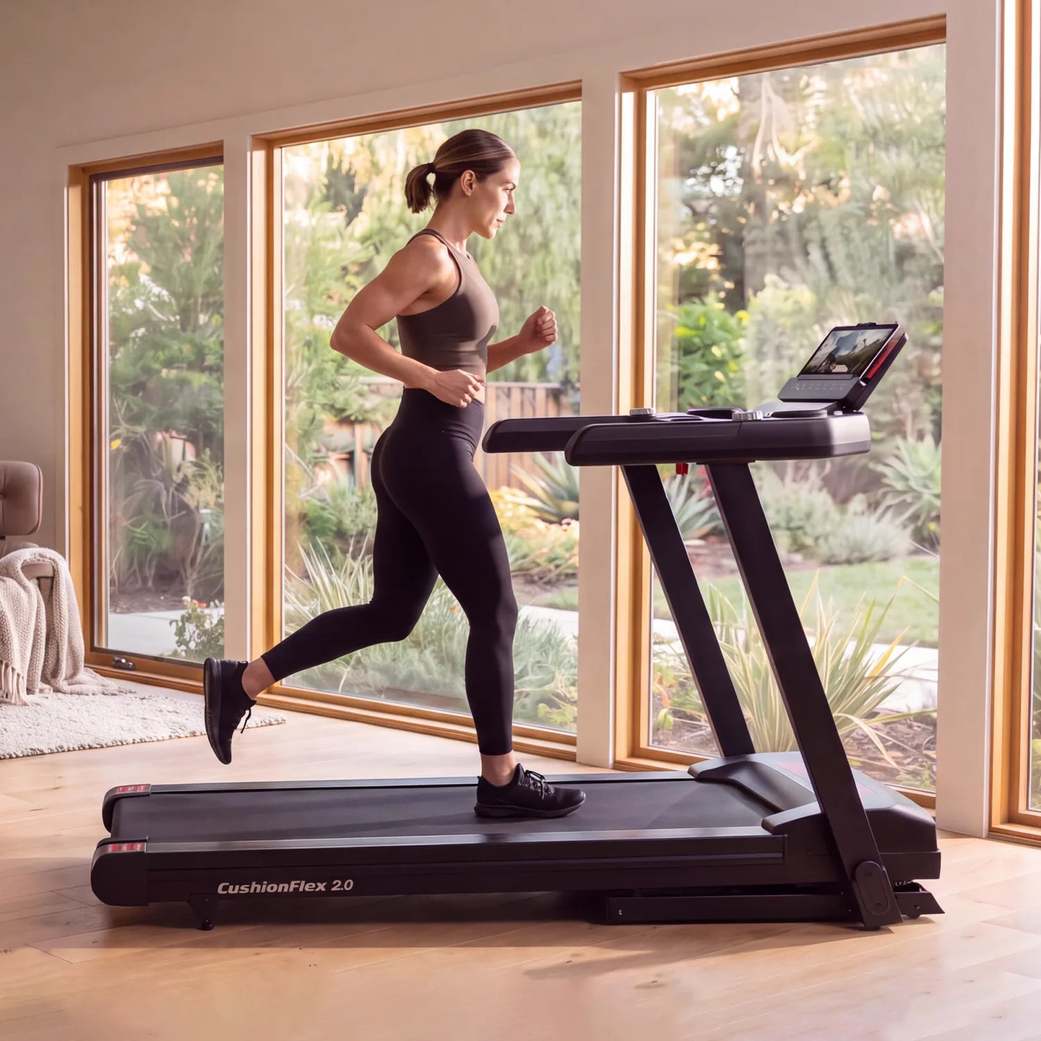 SOLE F63 Treadmill in a home setting